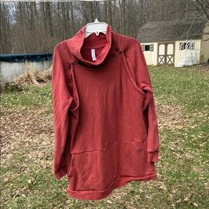 Latched Mama Rust Nursing Sweater